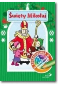 Kolorowanka z naklejkami. �wi�ty Miko�aj