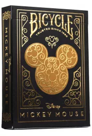 Karty do gry Bicycle Black and Gold Mickey Quint