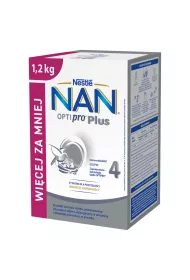 Nestle Nan Optipro Plus 4 Produkt na bazie mleka dla maych dzieci 2 x 600 g