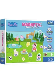 Puzzle magnetyczne Zabawy �winki Peppy Trefl