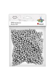 Titanum Kulki styropianowe srebrne 5/7mm