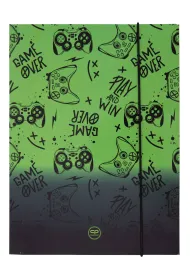 Patio Teczka kartonowa z gumk� A4  Coolpack Game Over Gradient Green