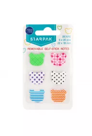 Starpak Zak�adka indeksuj�ca Misie 22 x 18 mm 6 x 20k