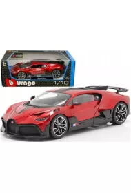Bugatti Divo - metaliczny czerwony 1:18 Bburago