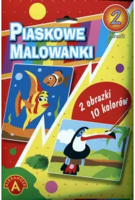 Piaskowe malowanki. Rybka, Tukan