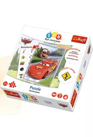 Puzzle 15 el. Cars Autka Fun for everyone 24005 Trefl