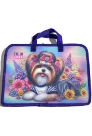 Fresh Teczka-torba A4+ zapinana na zamek z r�czk� Piesek