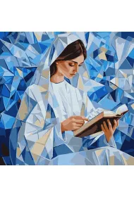 Ideyka Malowanie po numerach - Cicha lektura 40x40cm