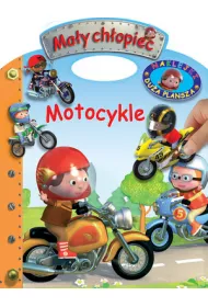 Ma�y ch�opiec. Naklejki z du�� plansz�. Motocykle