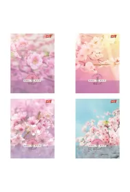 St. Majewski Zeszyt A5 60 kartek kratka. Ok�adka laminowana lakier miejscowy UV 70 g/m2. Floral Beauty