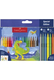 Faber-Castell Flamastry Dinozaur 24 szt.