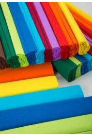 Happy Color Bibu�a marszczona T�CZA, 50x200 cm, 10 rolek 50 x 200 cm