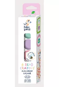Avenir Kredki koralikowe - Pastelowe kolory 6 szt.