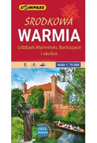 Mapa turystyczna - �rodkowa Warmia 1:75 000