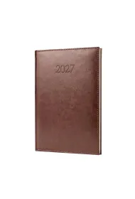 Kalendarz 2027 A4 Agenda Tygodniowy Br�zowy