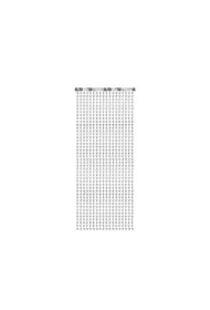 PartyDeco Kurtyna Gwiazdki srebrna 100x245 cm