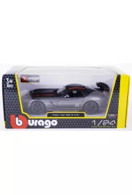 Bburago model dodge viper srt 10 acr grey with red stripe 1:24
