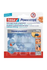 Tesa Haczyk samoprzylepny powerstrips prze�roczysty 5 szt.