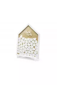 Drewniana ksiga goci Guest Book 30.5x43cm