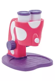 GeoSafari Jr. Mikroskop dla dzieci x 8 (r�owy) Cass film