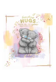 Carte Blanche Karnet Urodziny Sending hugs from me to you