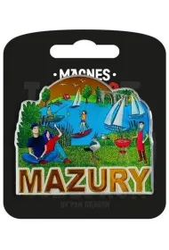 Pan Dragon Magnes I love Poland Mazury ILP-MAG-C-MAZ-39