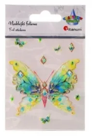 Titanum Naklejki foliowe motyl 75x89mm 9 szt.
