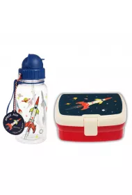 b.box Zestaw �niadaniowy lunchbox i bidon Kosmos
