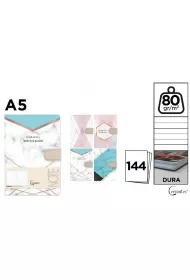 Cervantes Notes A5/144K z zamkni�ciem na magnes MIX