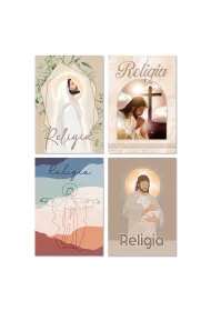 ZESZYT DO RELIGII Z PODDRUKIEM, JEZUS A5/60 KRATKA (10SZT)