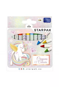 Starpak Kredki woskowe Unicorn 490949 12 szt.
