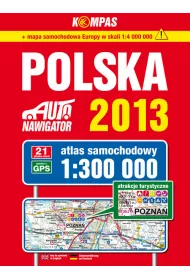 Atlas samochodowy Polska 1:300 000