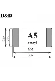 D&d Ok�adka zeszytowa sta�a A5 50 szt.