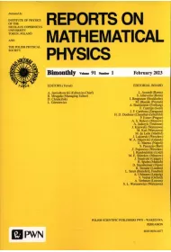 Reports on Mathematical Physics 91/1 2023