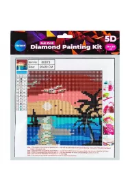 Centrum Diamentowa mozaika - Pe�na - Beach 20x20cm
