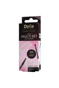 Delia Zestaw Brow Multi Set do brwi pomada do brwi 3.0  + pseta + szczoteczka do brwi + aplikator