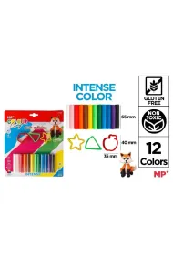 Mp Main Paper Plastelina 12 kolor�w + foremki