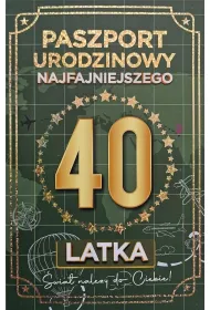 Yeku Karnet Urodziny 40 Nowy paszport m�skie