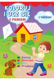 Koloruj i ucz si� z pieskiem