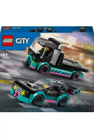 LEGO City Samochd wycigowy i laweta 60406