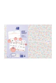 Oxford Planer tygodniowy A4 Floral 60 kartek