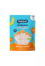 Smileat Lody owocowe do mroenia o smaku moreli i banana Smilado po 6 miesicu 5 x 50 g Bio