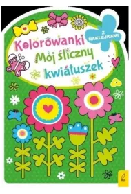 M�j �liczny kwiatuszek. Kolorowanki z wykrojnika
