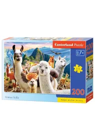 Puzzle 200 el. Llamas Selfie Castorland