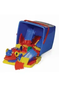 Wiaderko z torami, ulicami + pojazdy * Viking Toys