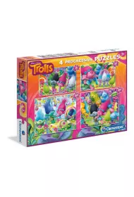 Puzzle 4w1 - Trolle (20+60+100+180 el.) Clementoni