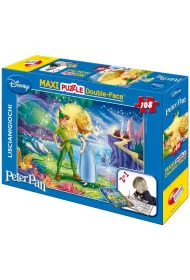 Puzzle dwustronne maxi 108 el. Piotru� Pan Lisciani