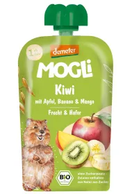 Mogli Mus jab�ko - banan - kiwi - mango - owies od 1 roku demeter 100 g Bio