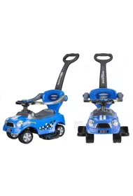 Je�dzik z prowadnic� niebieski LeanToys
