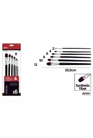 Artix Zestaw profesjonalnych p�dzli malarskich 6 szt